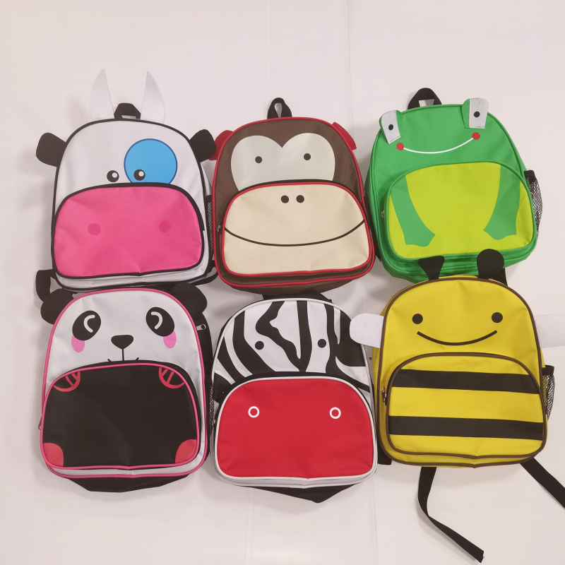 Primary and Secondary School Children's Schoolbag Kindergarten Large and Small Class Cartoon Men's and Women's Backpacks Advertising Backpack Factory Printed Logo