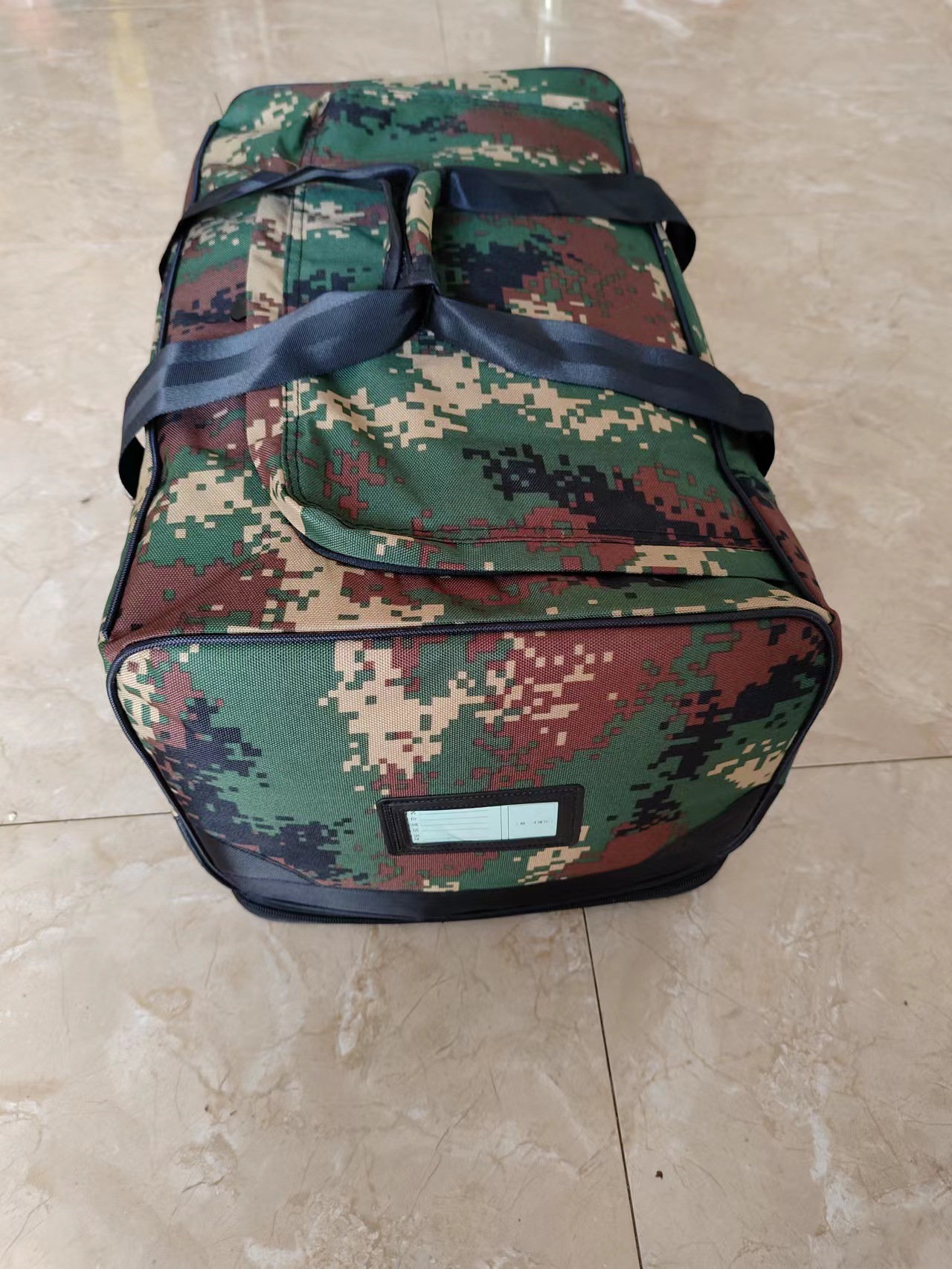 二炮迷彩前运被装袋厚留守包前运包迷彩洗漱包战备携行包背囊