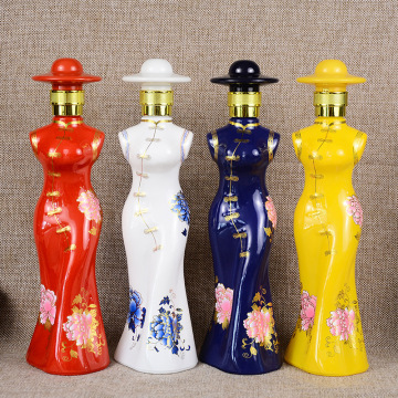 厂家制 定各种规格玻璃酒瓶高白料旗袍白酒红酒瓶葡萄酒瓶量-阿里巴巴