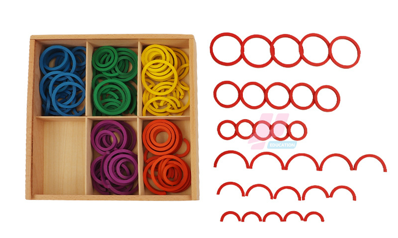 慧乐蒙氏教具福氏恩物gabe9幼儿早教启蒙蒙台梭利木制益智玩具