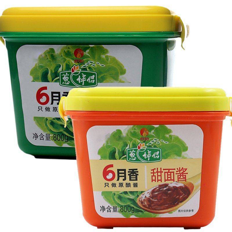 葱伴侣六月香豆瓣酱 原酿酱 甜面酱 蘸食酱800g/150g 6月香豆瓣酱