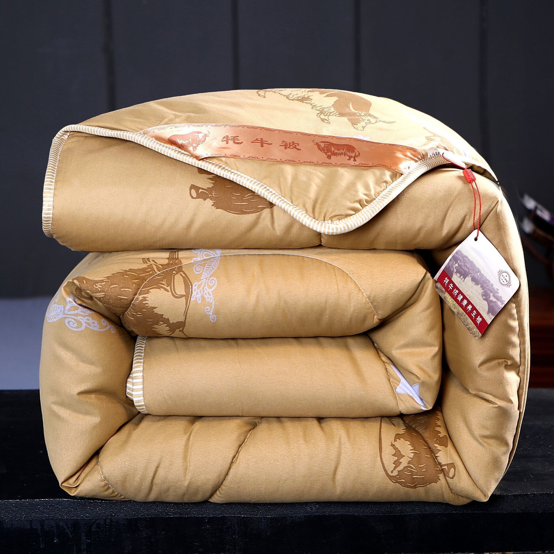 清仓特价驼毛被加厚保暖冬被芯单双人春秋被子学生宿舍被褥驼绒被