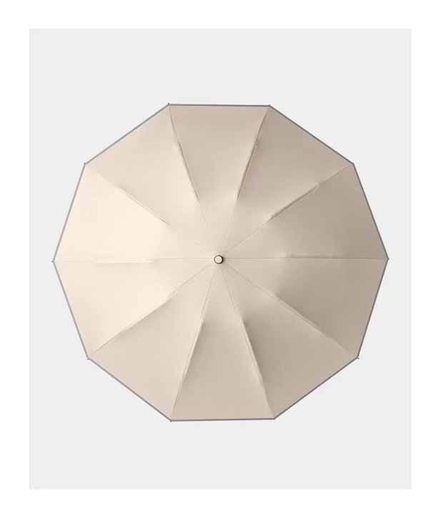 全新led灯夜行全自动反光雨伞10骨商务晴雨伞防晒黑胶广告三折伞