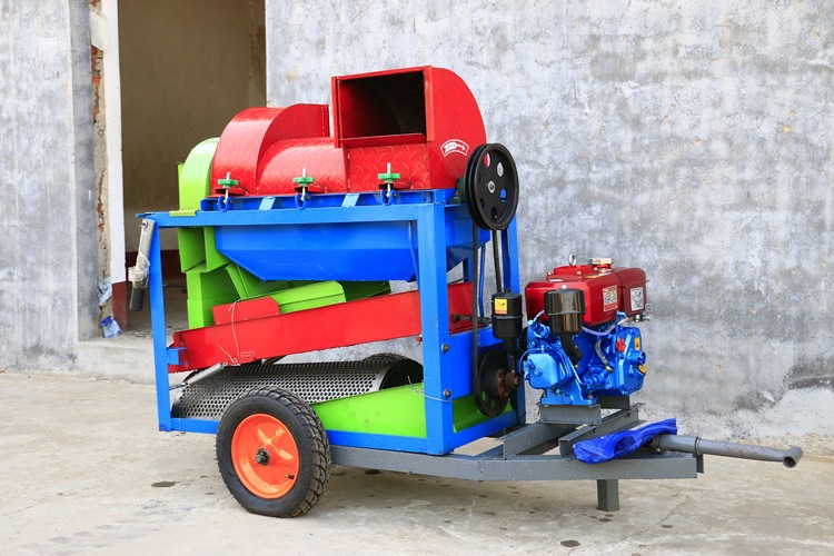 汽油农用打谷机小型 家用水稻 麦稻谷脱粒机收割