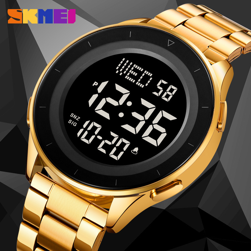 skmei时刻美2167跨境时尚学生初高中电子数显防水军训户外电子表