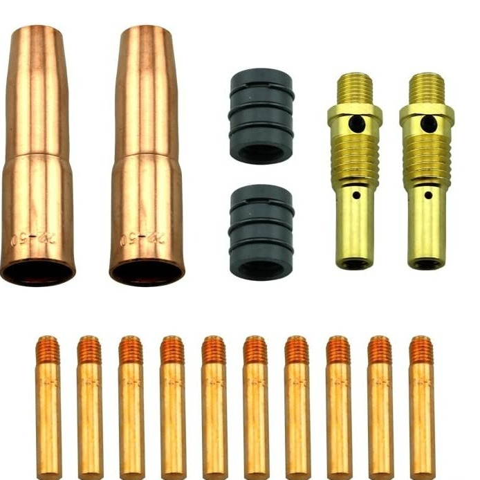 TWC 气保焊配件 16件套装 22-50喷嘴 52分流器 14-35导电嘴