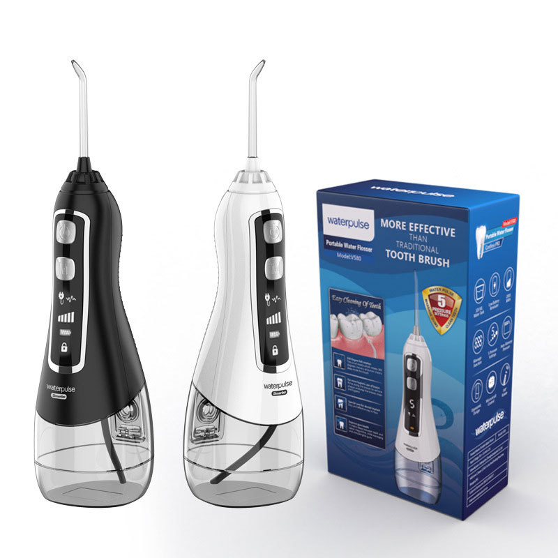 Waterpulse V580 Portable 320ml Household Electric Water Pick Water Toothpick Waterpik Teeth Cleaner