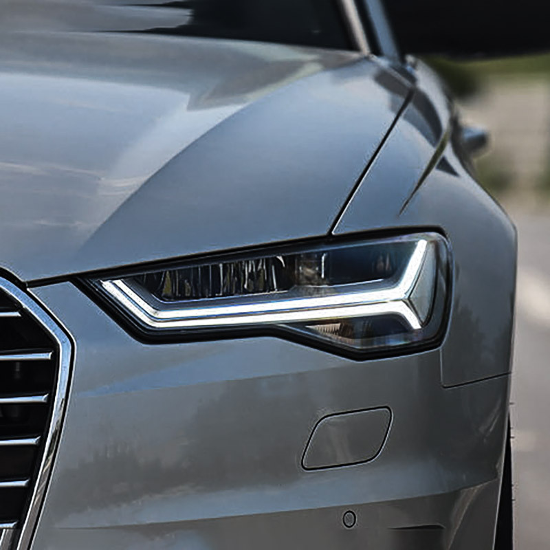 适用于12-18款奥迪a6l大灯总成改装高配led日行灯透镜led大灯