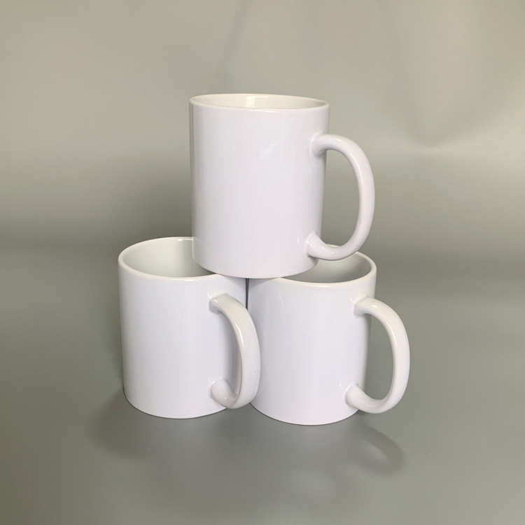 11Oz Sublimation Ceramic Cup Blank Coated Cup Thermal Transfer Mug Photo Mugs Sublimation Mug