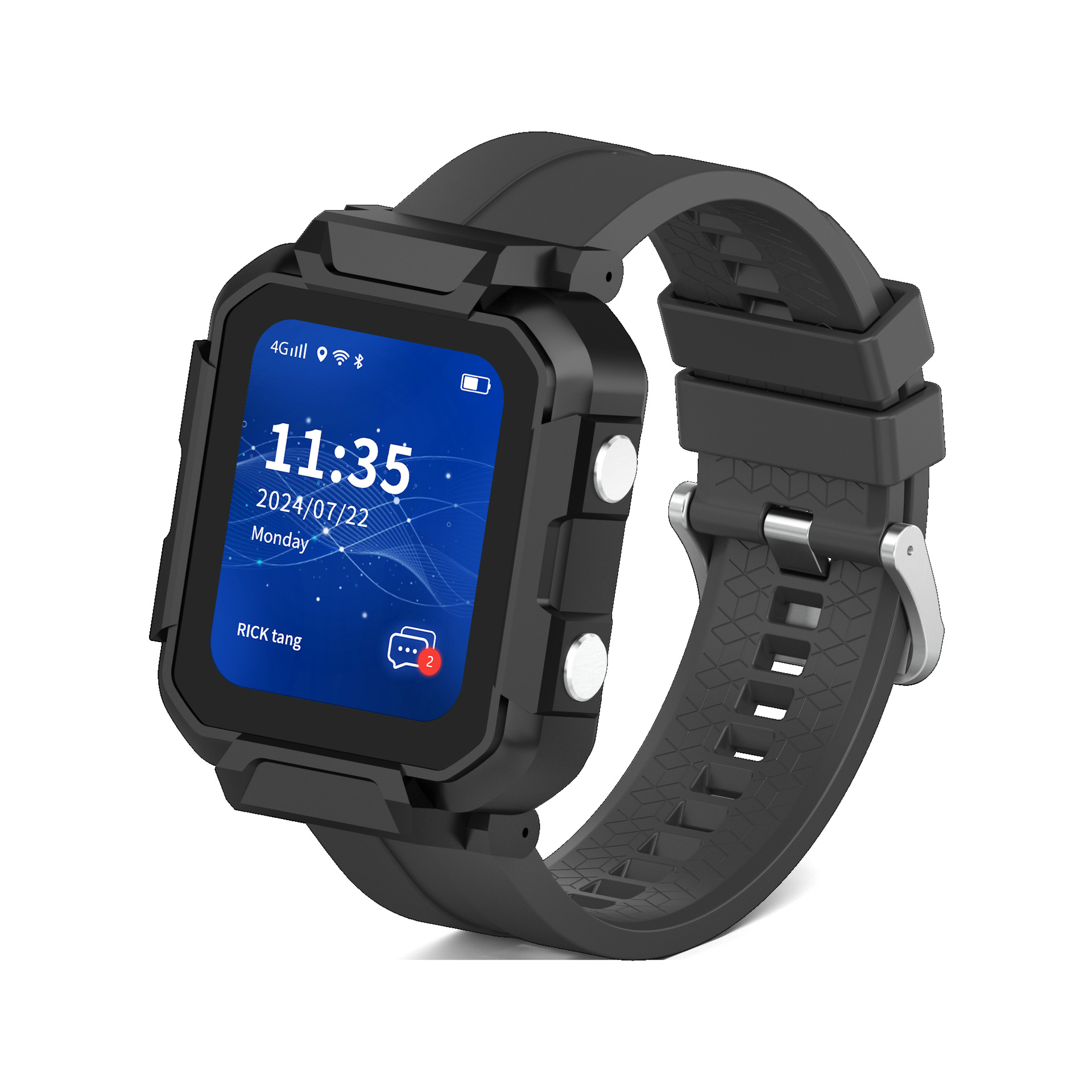 智慧环卫工人健康监控手表清洁家政人员考勤打卡定位手环系统app