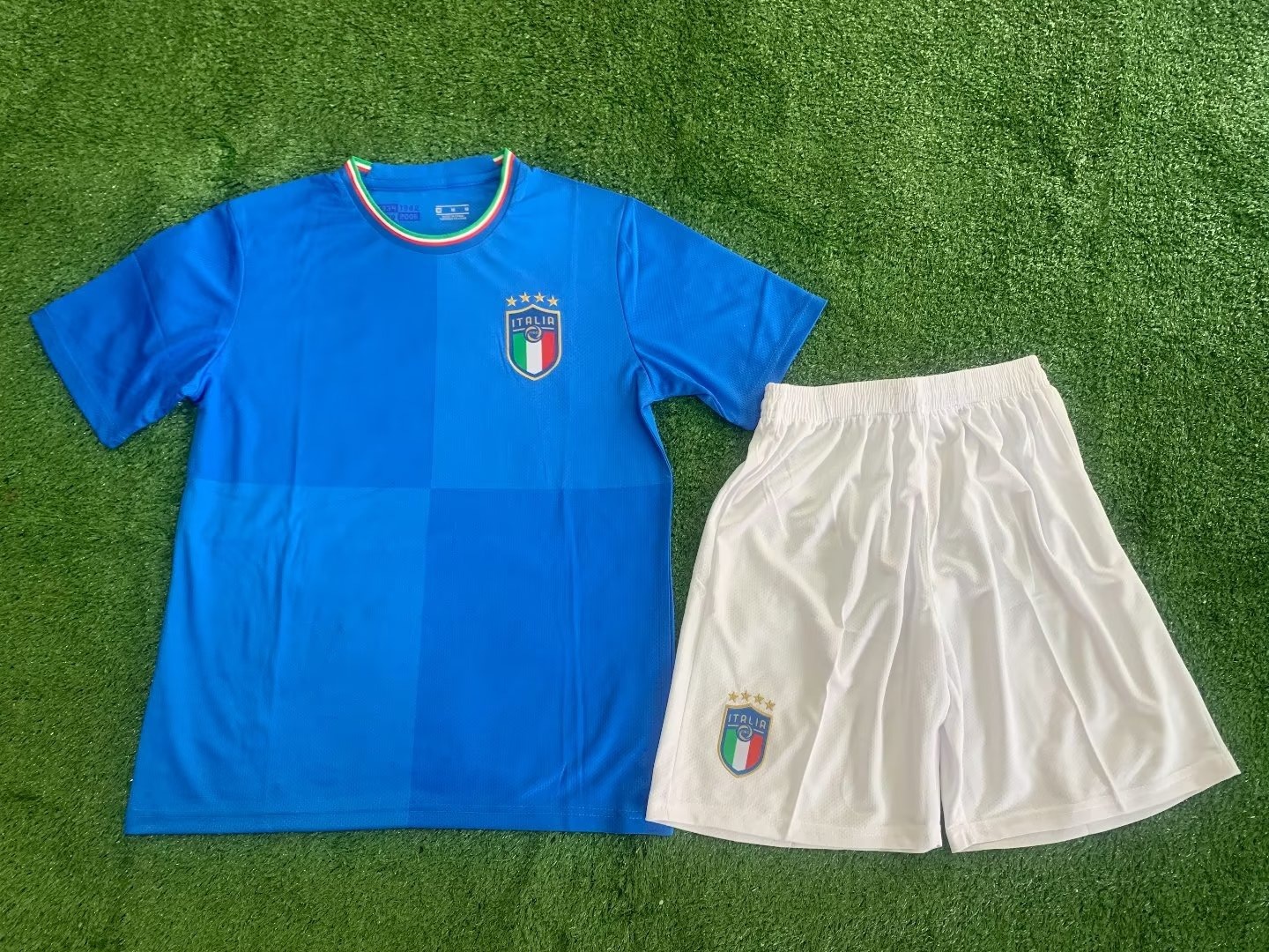 22-23世界b意大利主场国家队足球服套装男队服球衣成人童装16码-4