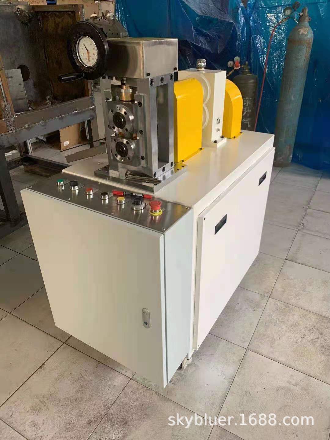 异形材拉拔机 合金扁线精轧机 高精度压扁线机 钢丝压扁机 天更蓝