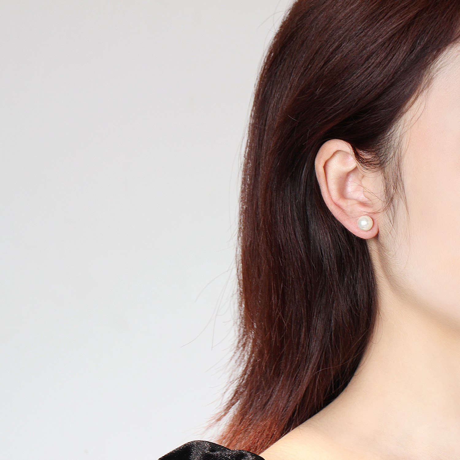 不对称珍珠耳坠欧美个性长款珍珠耳环女式欧美气质复古珍珠耳饰