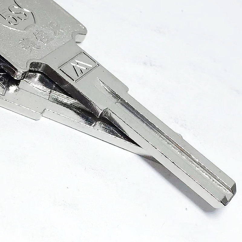 电白纯铜方柄苹果5s美佳乐窄型双面叶片内铣槽防盗门锁钥匙胚子