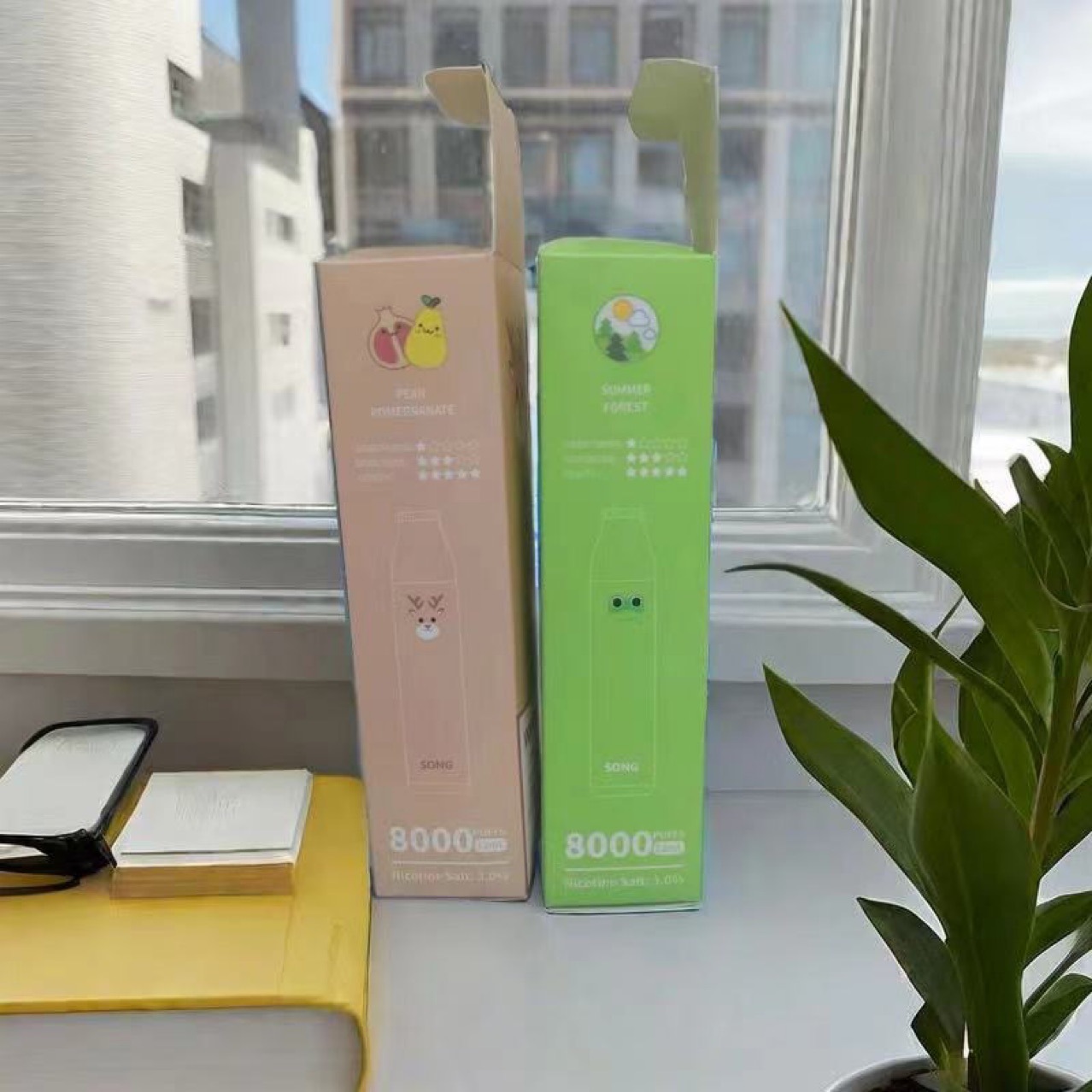 电子烟雾器一次性悦迹全口味雾化器包装盒烟弹子 彩盒定作 烟具纸