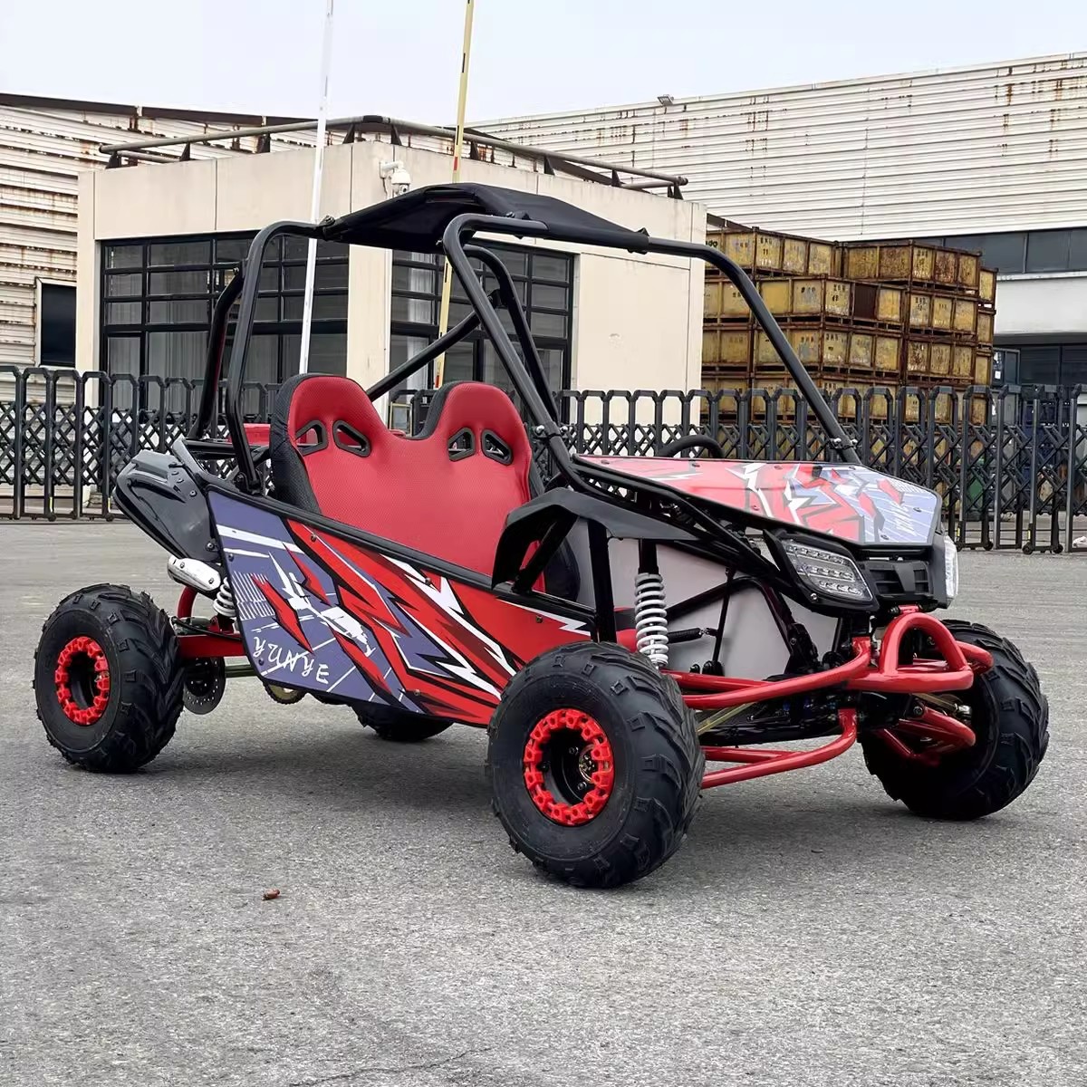 越野卡丁车赛道山地四轮摩托车场地竞技漂移沙滩车越野山地车