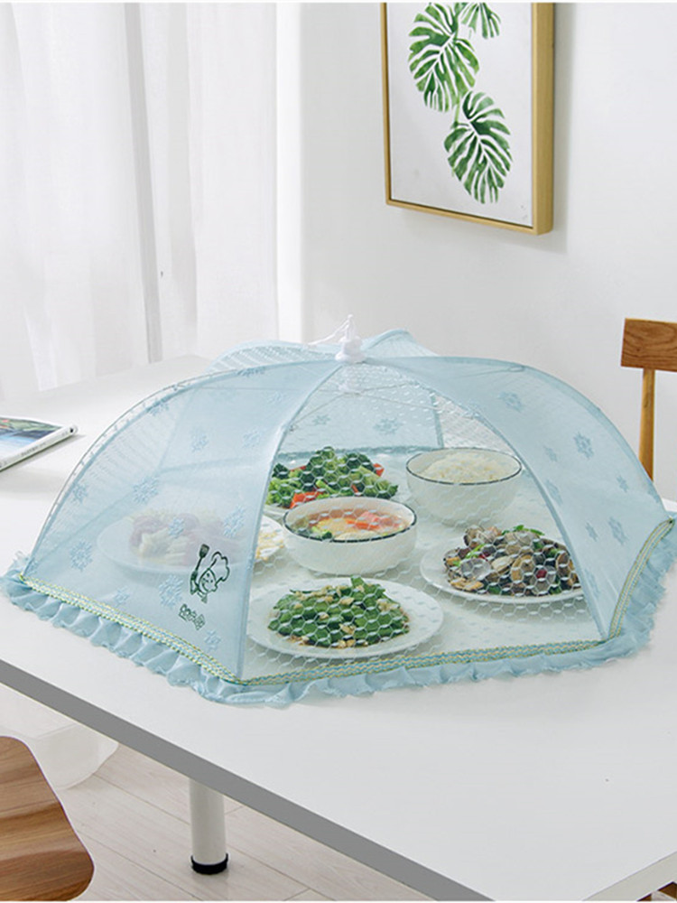 大号可折叠饭菜罩家用防蝇盖饭罩子餐桌罩长方形菜罩剩饭罩食物罩