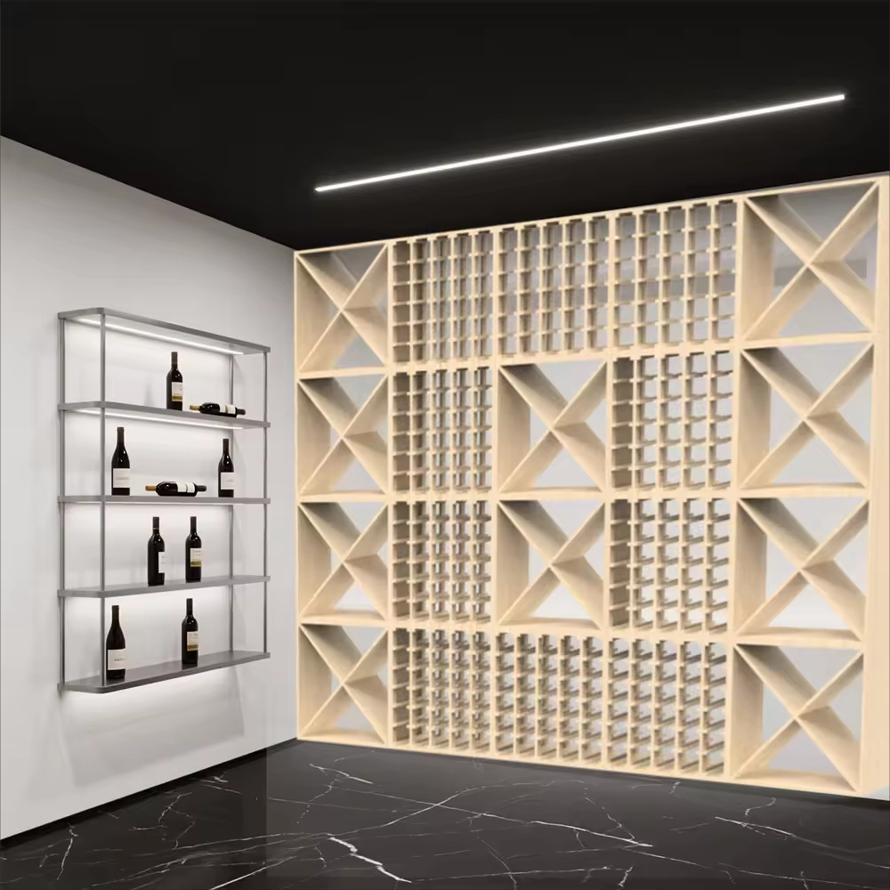酒柜酒架菱形格子