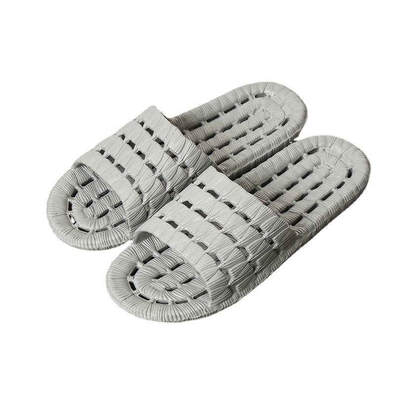 Couple Leaking Slippers Indoor Non-Slip Bath Home Bathroom Slippers Four Seasons Quick-Drying Soft Bottom Leaking Slippers Eva