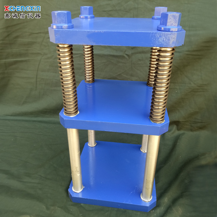 小型手动液压粉末压片机机身框架实验室四柱油压千斤顶压饼机架子