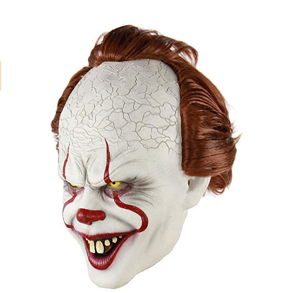 万圣节美国恐怖故事回魂小丑面具 joker假面舞会装扮影视道具