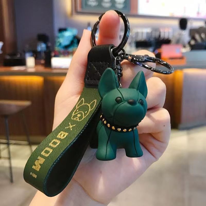 Fadou Puppy Keychain Men and Women Internet Celebrity Cute Creative Key Chain Bag Pendant