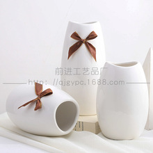 尾货捡漏批发陶瓷花瓶插花花瓶白色陶瓷花器韩式小清新桌摆陶瓷瓶