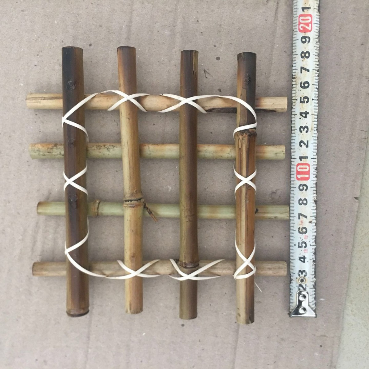 配盆景小方形竹子花架无竹筒15x15竹子工艺品-阿里巴巴