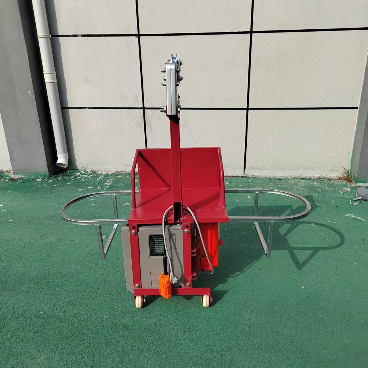 外墙维修旧楼改造,墙体亮化,落水管安装神器新型220伏电动吊板