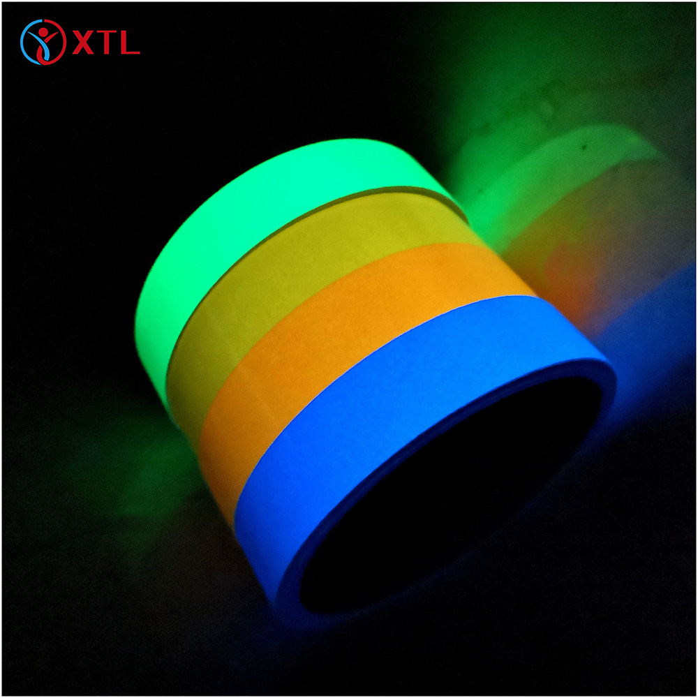 pet蓝光蓄光膜天蓝色夜光膜 舞台装饰发光胶带荧光贴纸定制