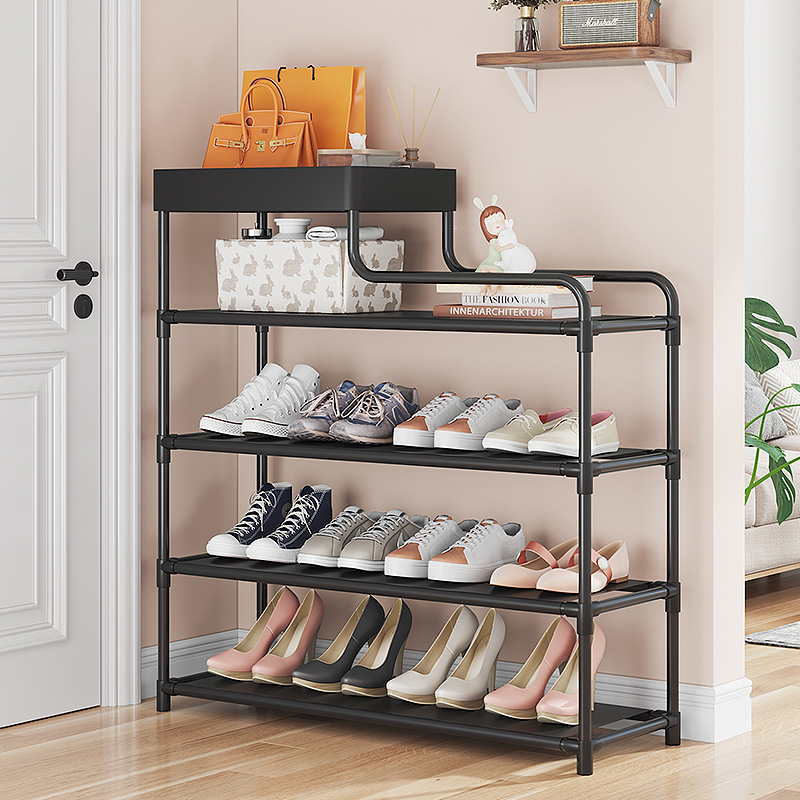 Foreign Trade Shoe Rack Home Doorway Dustproof Indoor Economical Multi-Layer Dustproof Shoe Cabinet Dormitory Shoe Storage Fantastic