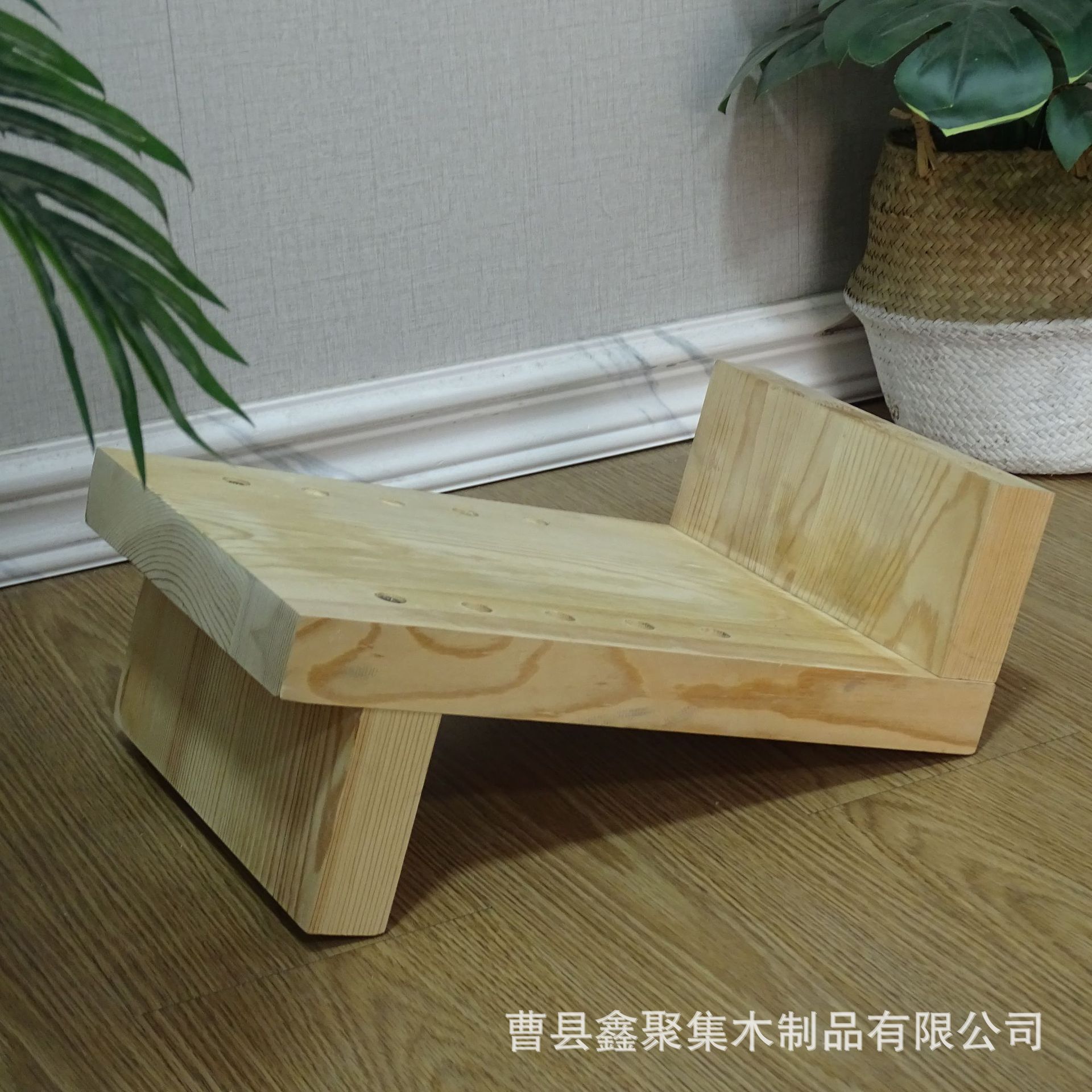 创意木质健身拉筋板站立拉筋瘦腿拉伸小腿斜板可调节角度健身器材