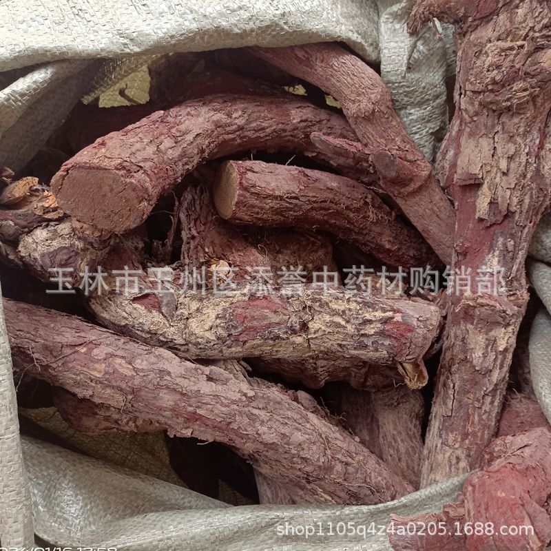 翼核果根部 血风藤根 别名铁牛入石 红穿破 红蛇根 老人根 晒干货