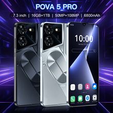 新款Pova 5 Pro跨境智能手机7.3寸2+16安卓外贸手机源头厂家代发