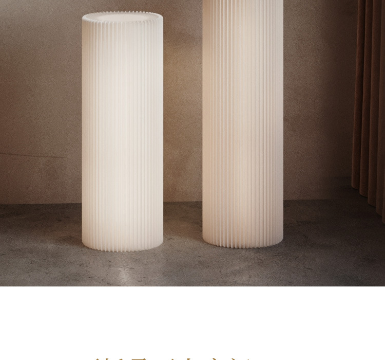 十八纸光合圆柱商品展示台橱窗展示架货架陈列圆形装饰台