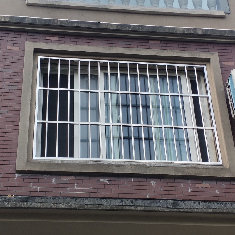 304不锈钢防盗窗防盗网防护拦阳台飘窗封阳台同城包测量安装.