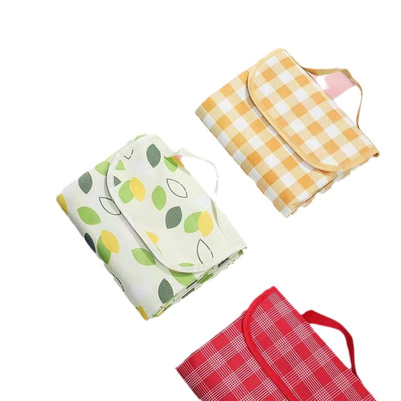 Picnic Mat Outdoor Moisture Proof Pad Portable Spring Outing Mat Picnic Blanket Ins Style Camping Mat Picnic Supplies