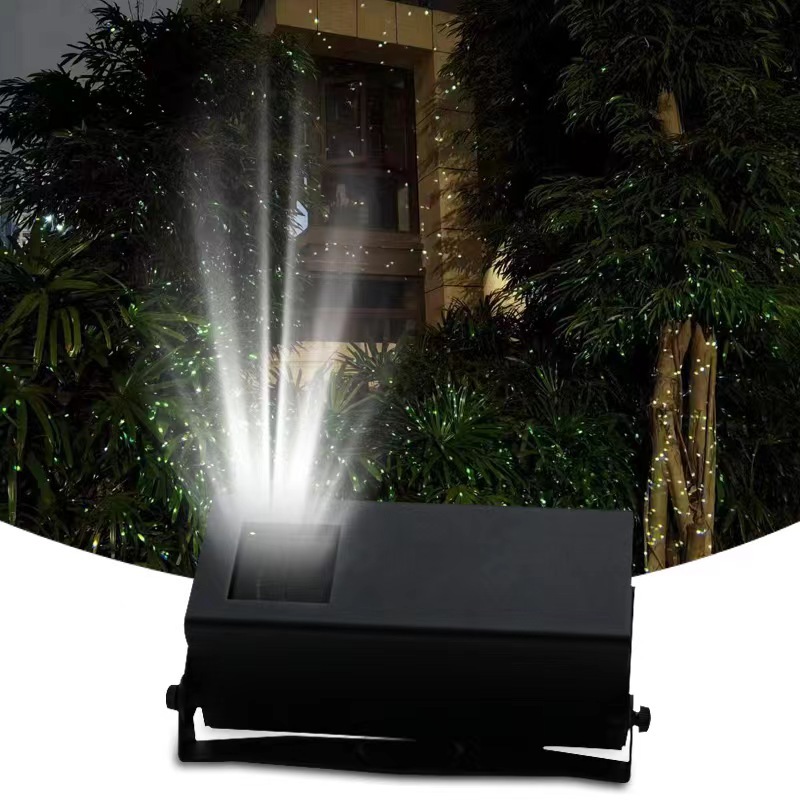 白激光萤火虫投影灯动态防水影院星空别墅公园景区插地文旅亮化