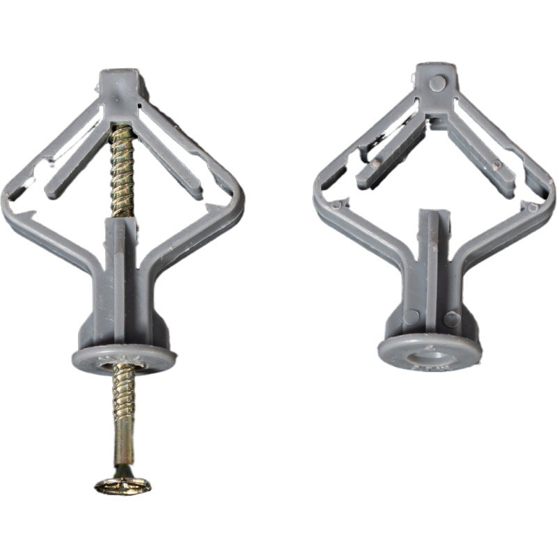 塑料飞机胀塞 飞机膨胀螺栓 蝴蝶胀管石膏板型飞机膨胀管