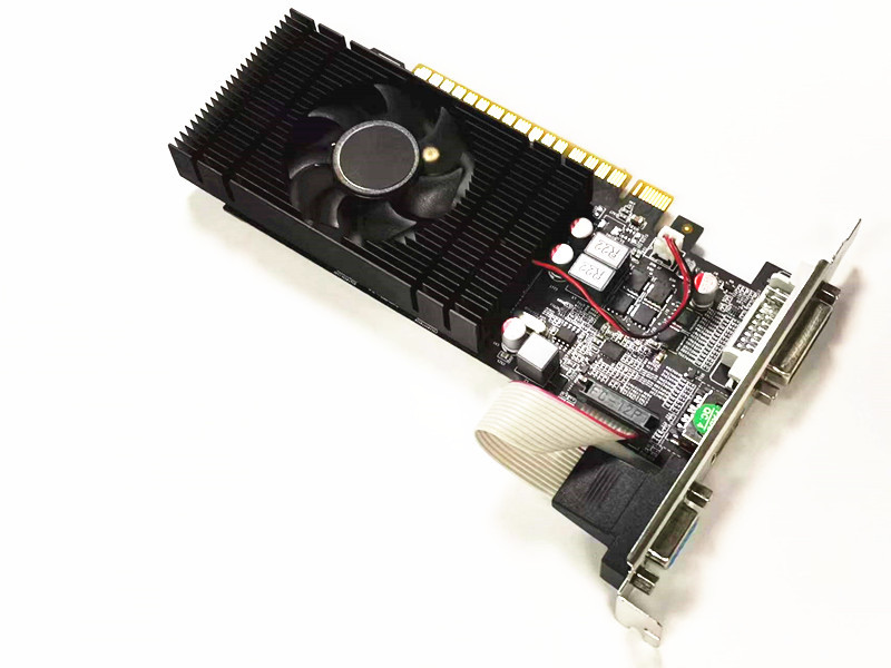 全新gt740显卡 2g 128bit品牌小机箱服务器台式机显卡 半高 刀卡