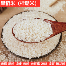 新农家糙早稻米早籼米不粘不糯肠粉凉糕米豆腐凉皮粉贵桂朝米
