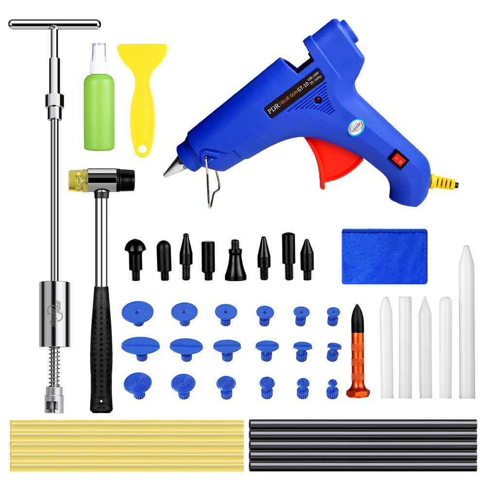 汽车凹陷凹痕修复工具pdr车身凹陷修复汽车维修钣金修复工具套装