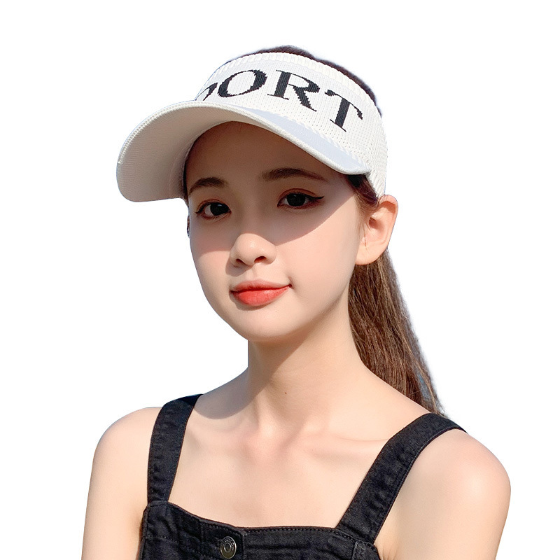 Topless Hat Women's UV Protection Wild Korean Outdoor Sports Sun Hat 2023 New Cover Face Baseball Peaked Cap