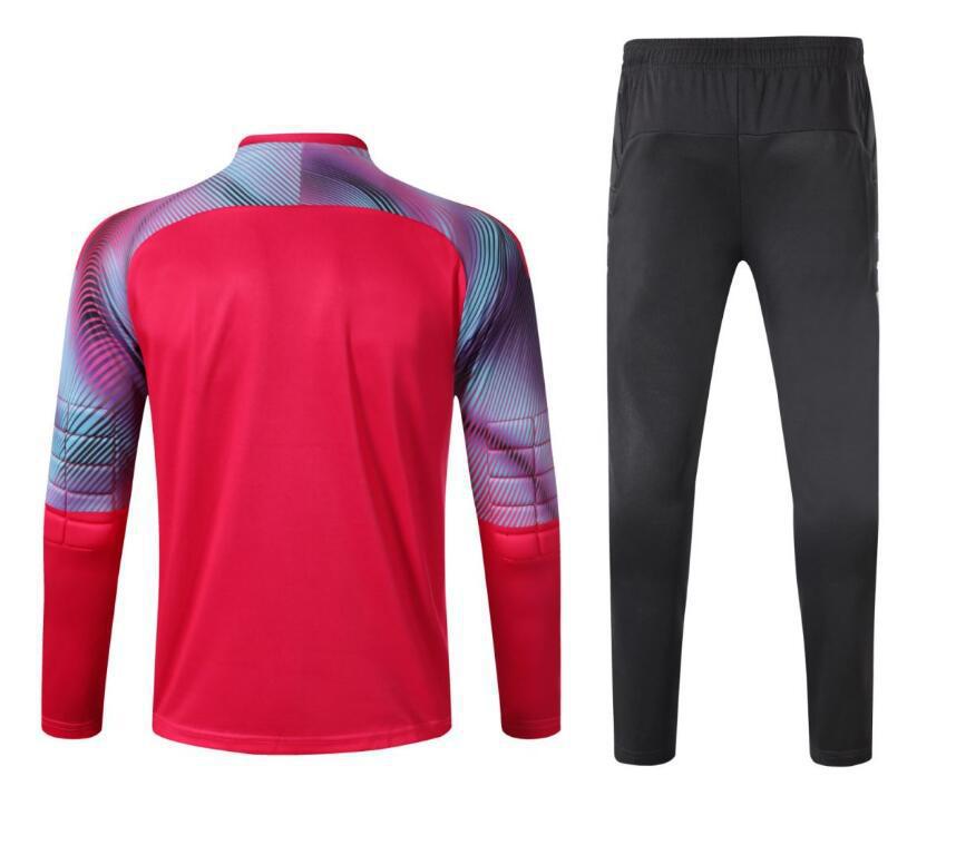 足球守门员服装套装长袖比赛训练门将服运动防撞防护服加厚龙门服