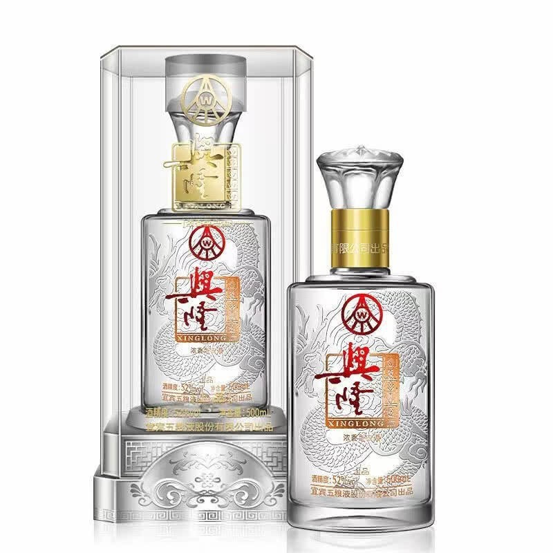 白酒批发五粮系 兴隆上品 52度浓香型500ml*6瓶整箱 送礼宴请