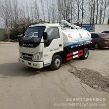 管道疏通吸污车 东风5方蓝牌吸粪车 小型养殖场化粪池抽渣运粪车