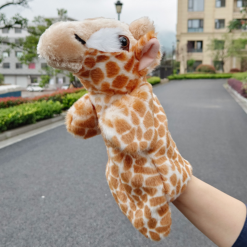 儿童毛绒玩具手偶小动物梅花鹿玩偶现货批发诚招跨境分销-阿里巴巴