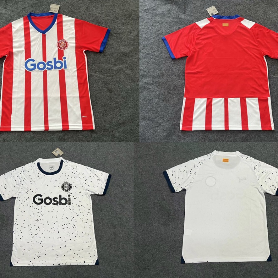 足球服23-24新款西班牙联赛赫罗纳主场-客场短袖球衣 承接代发