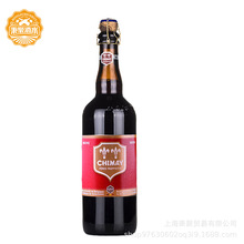 比利时进口修道院啤酒 Chimay 智美红帽750ml*12瓶