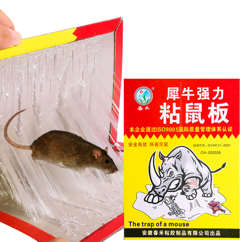 加厚环保强力粘鼠贴高粘性好使用老鼠贴饭店家用捕鼠逮老鼠灭鼠器
